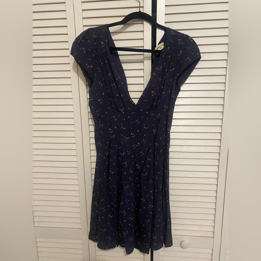 Denim & Supply Ralph Lauren Navy Dress with Floral Accents